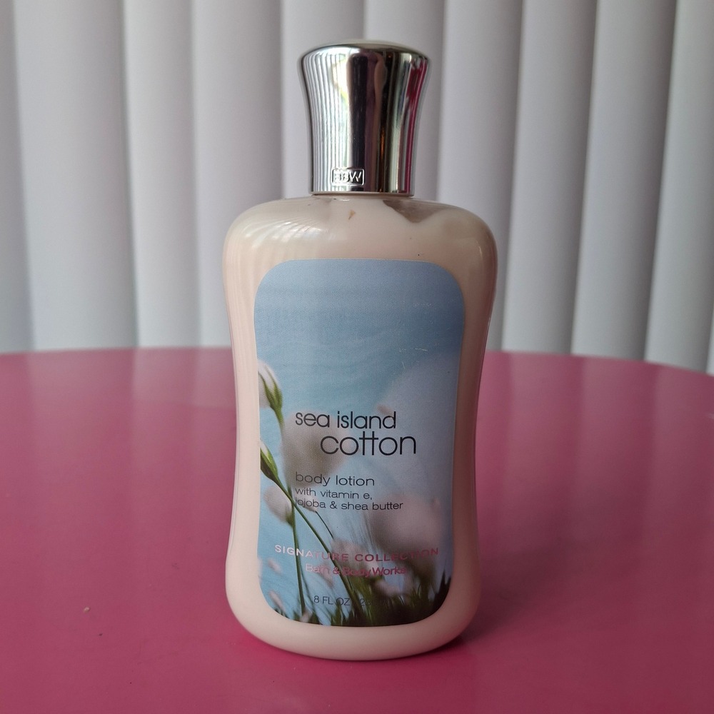 Bath & Body Works SEA ISLAND COTTON Body Lotion 8 oz Discontinued